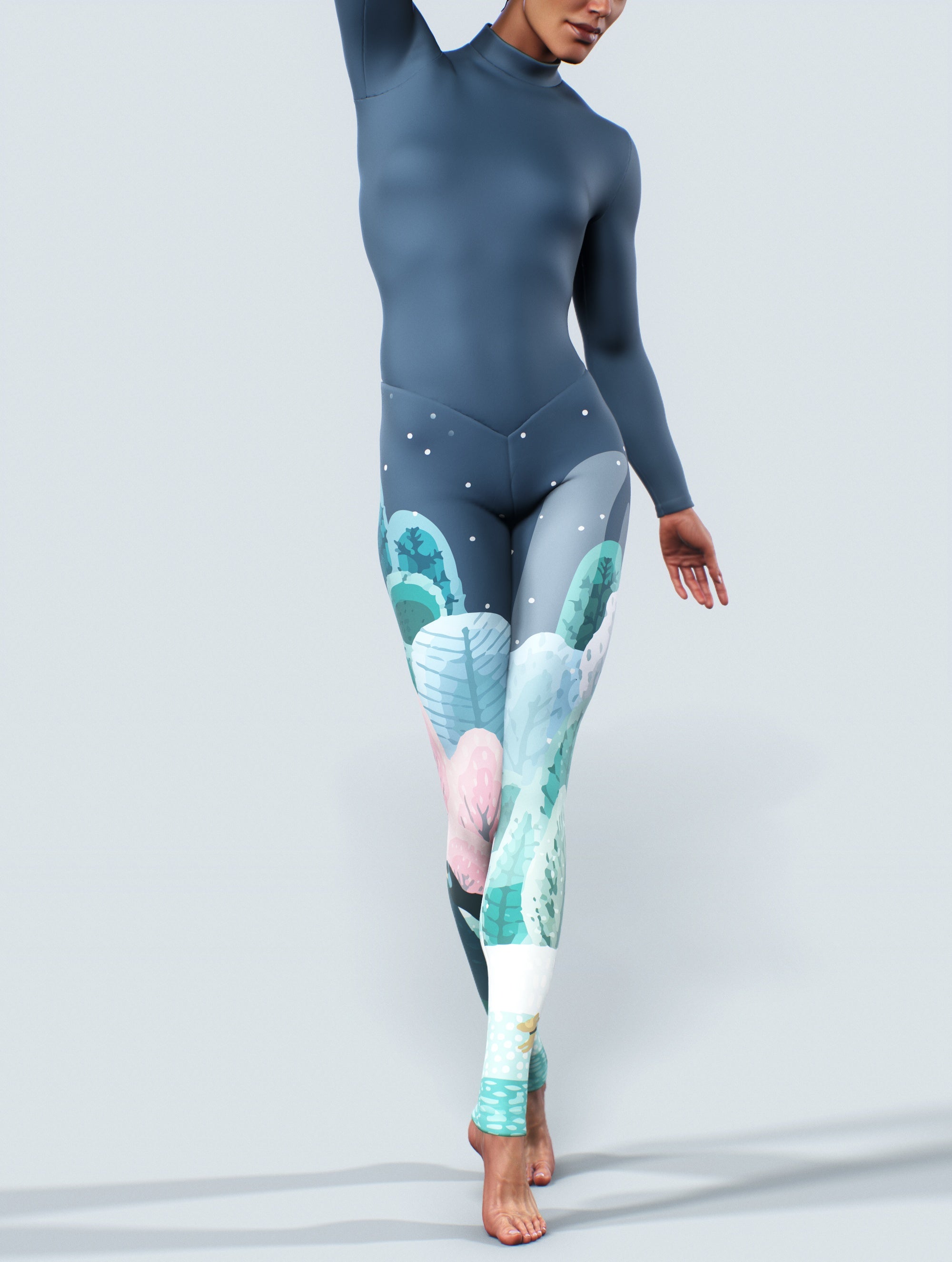 Winter Fairytale Catsuit-unitard-bootysculpted