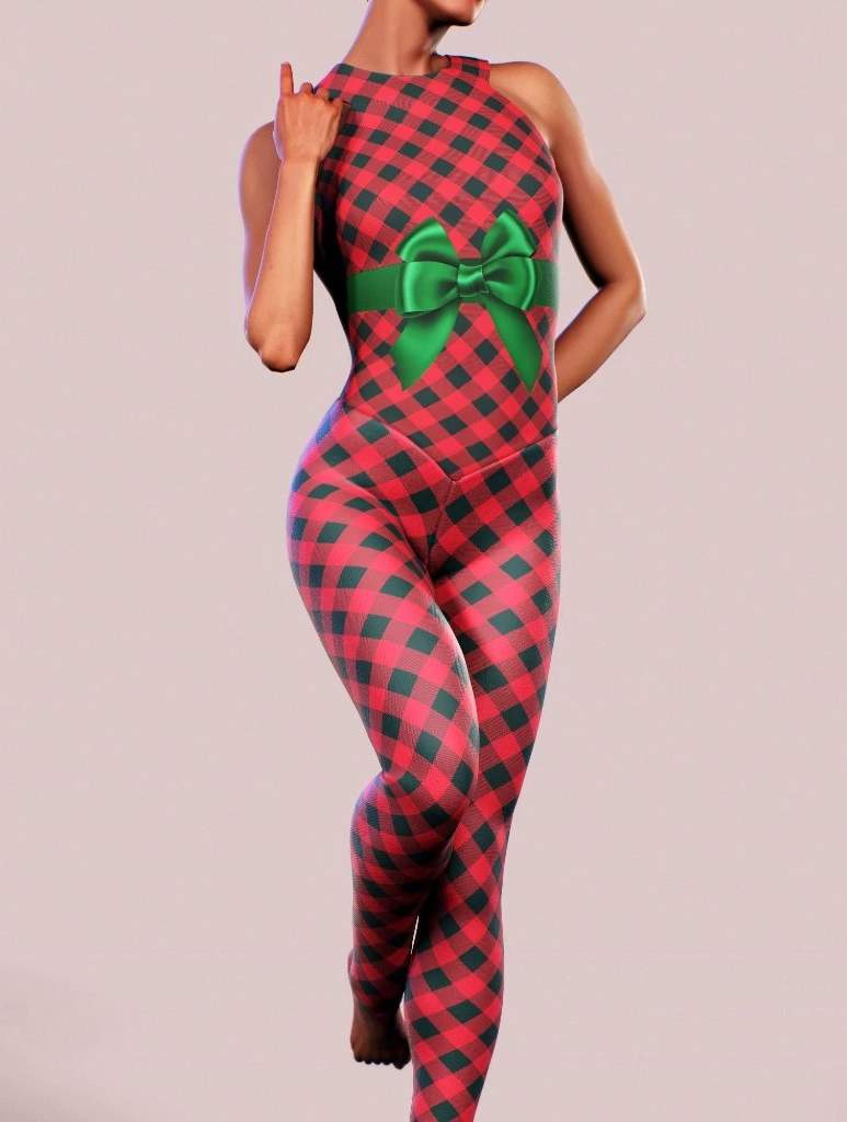 XMAS Present Unitard-unitard-bootysculpted