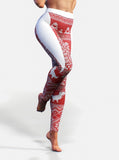 Xmas Dino Leggings-High waisted leggings-bootysculpted