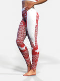 Xmas Dino Leggings-High waisted leggings-bootysculpted