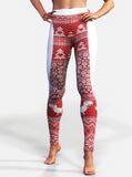 Xmas Dino Leggings-High waisted leggings-bootysculpted