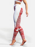 Xmas Dino Leggings-High waisted leggings-bootysculpted