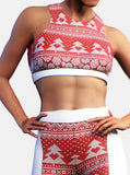 Xmas Dino Sports Bra-Sports bra-bootysculpted