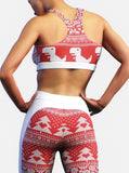 Xmas Dino Sports Bra-Sports bra-bootysculpted