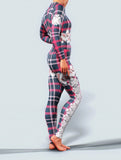 Xmas Plaid Zentai-unitard-bootysculpted