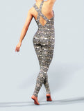 Zebra's Illusions Jumpsuit-unitard-bootysculpted
