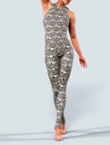 Zebra's Illusions Jumpsuit-unitard-bootysculpted