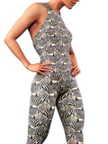 Zebra's Illusions Jumpsuit-unitard-bootysculpted