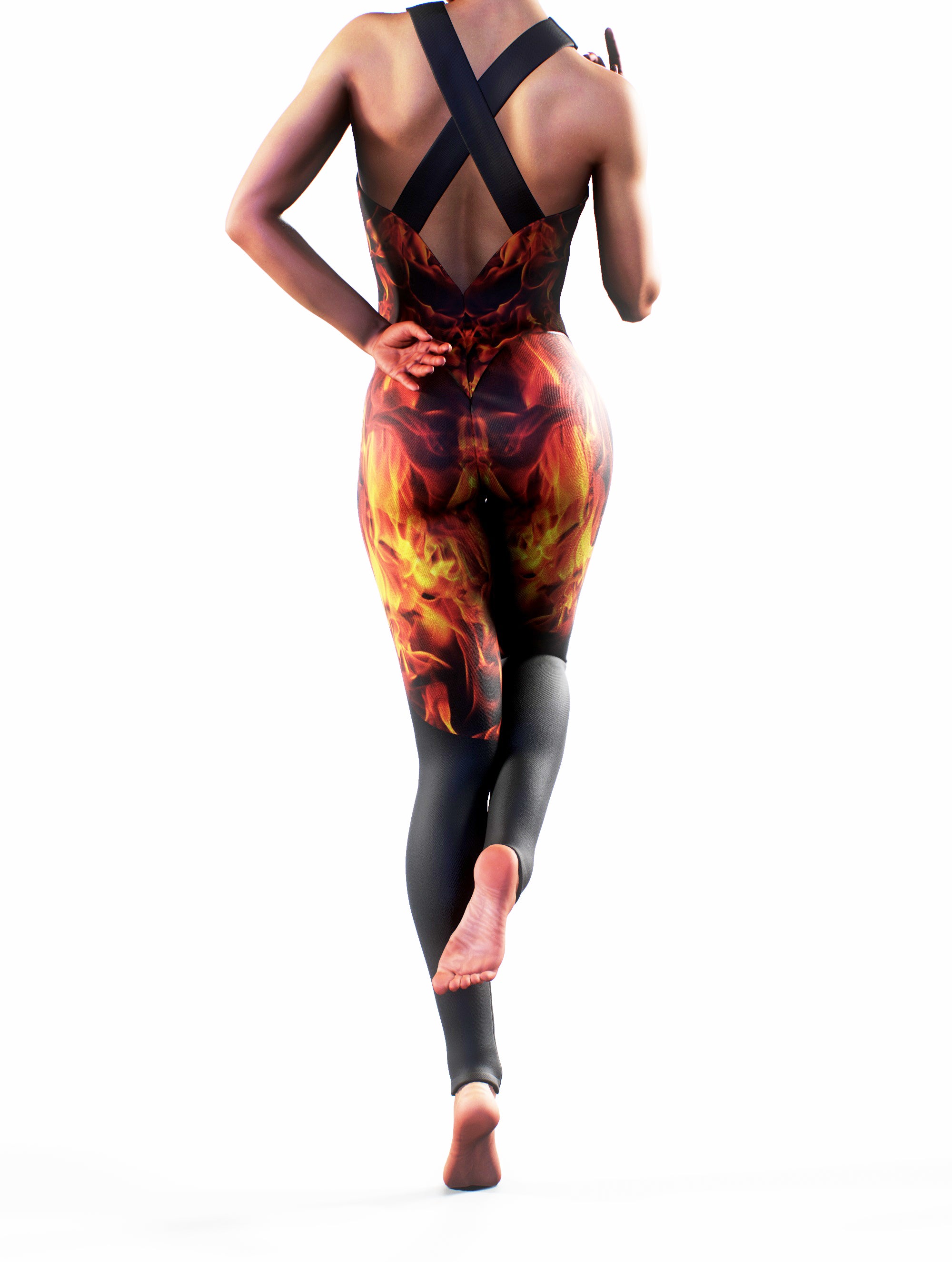 Fire Girl Unitard