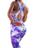 Purple Peony Catsuit
