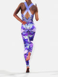Purple Peony Catsuit