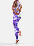 Purple Peony Catsuit