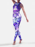 Purple Peony Catsuit