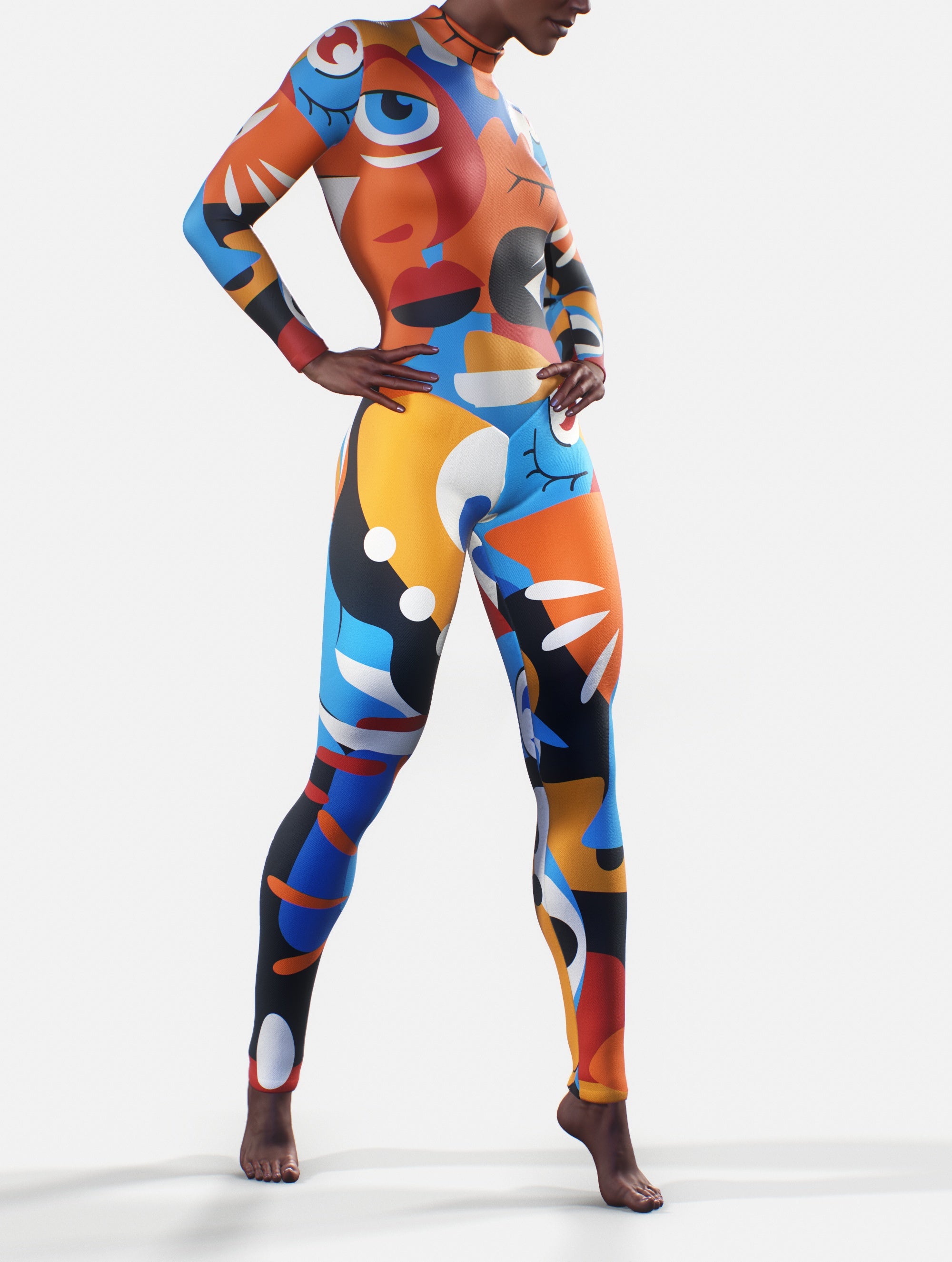 Modern Abstract Suit