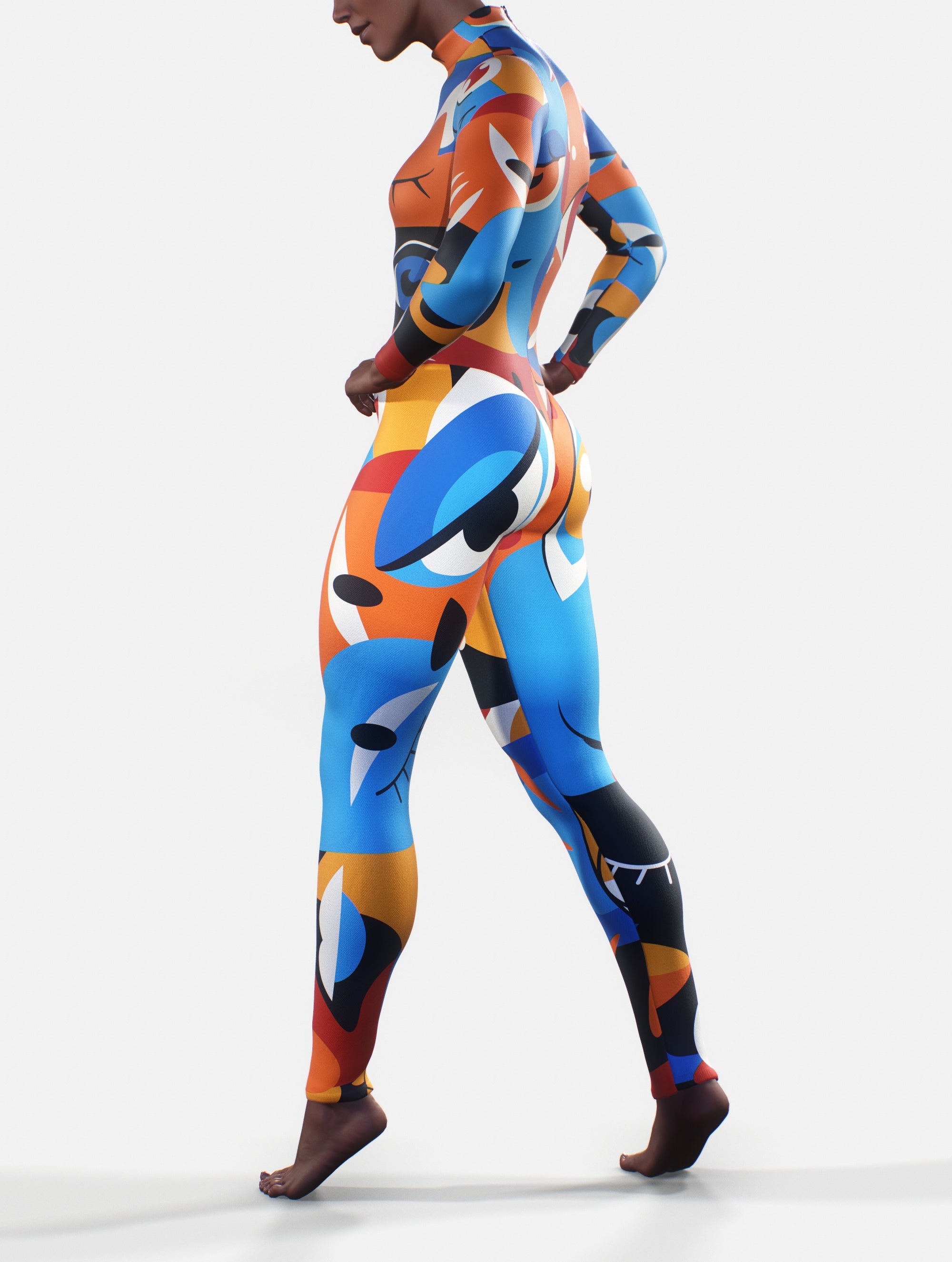 Modern Abstract Suit