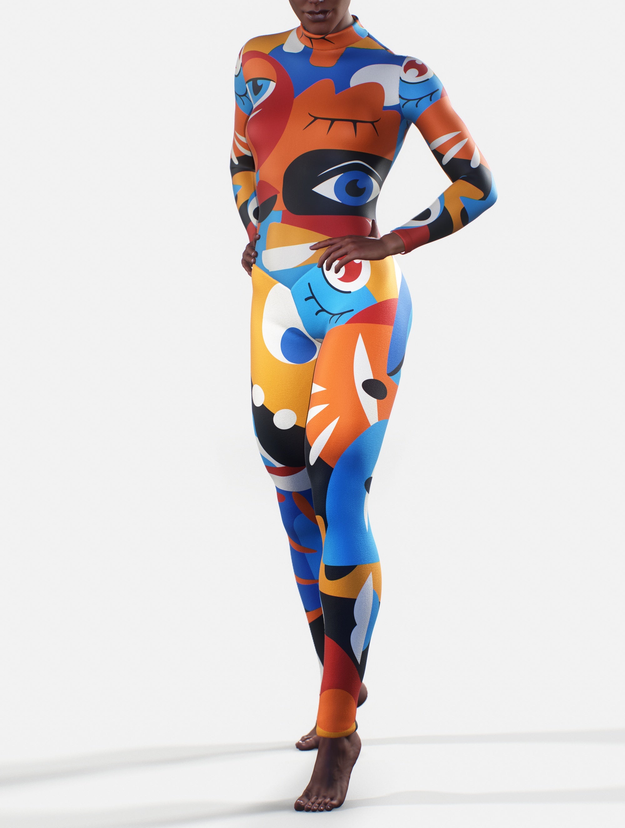 Modern Abstract Suit