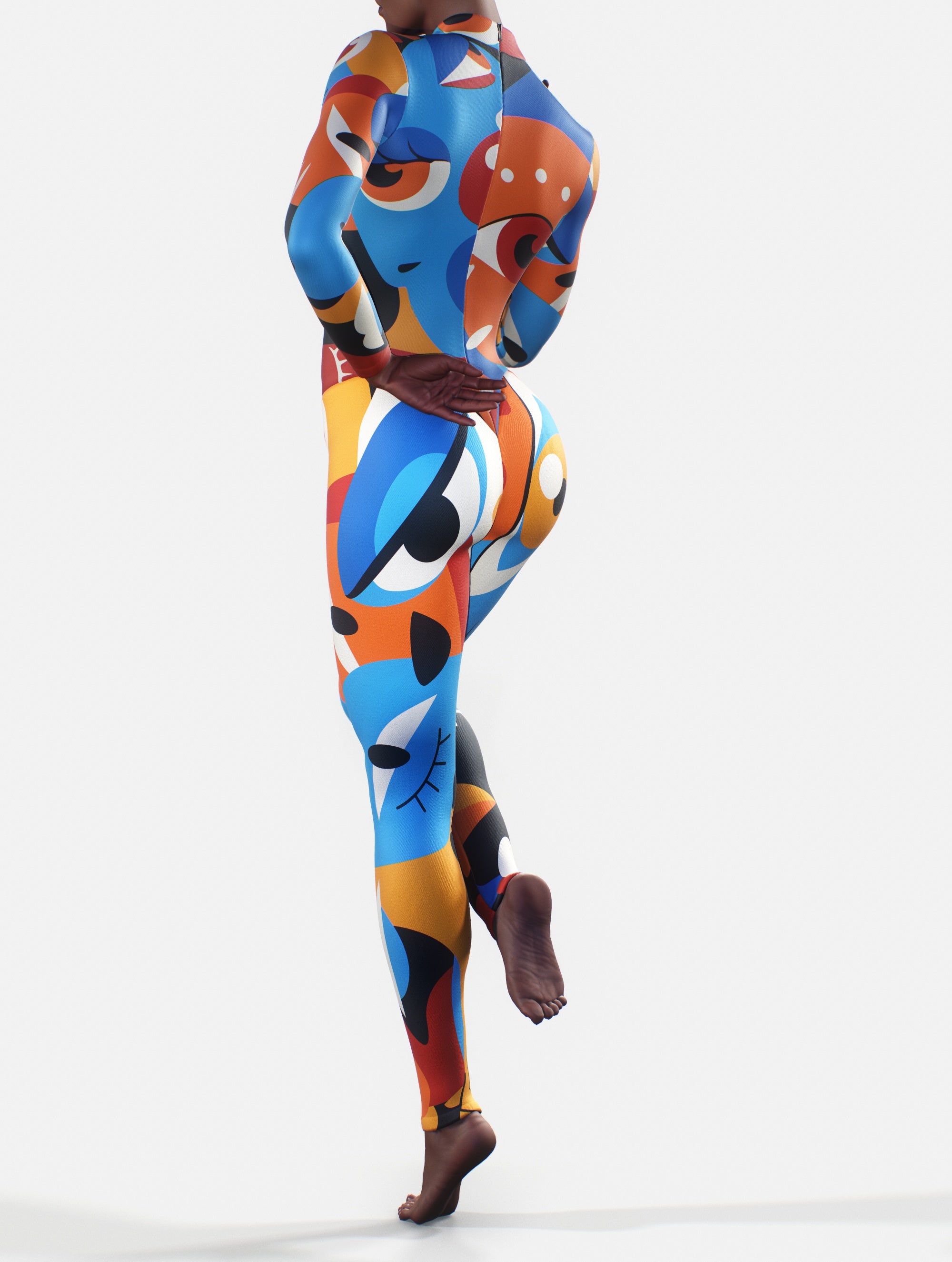 Modern Abstract Suit