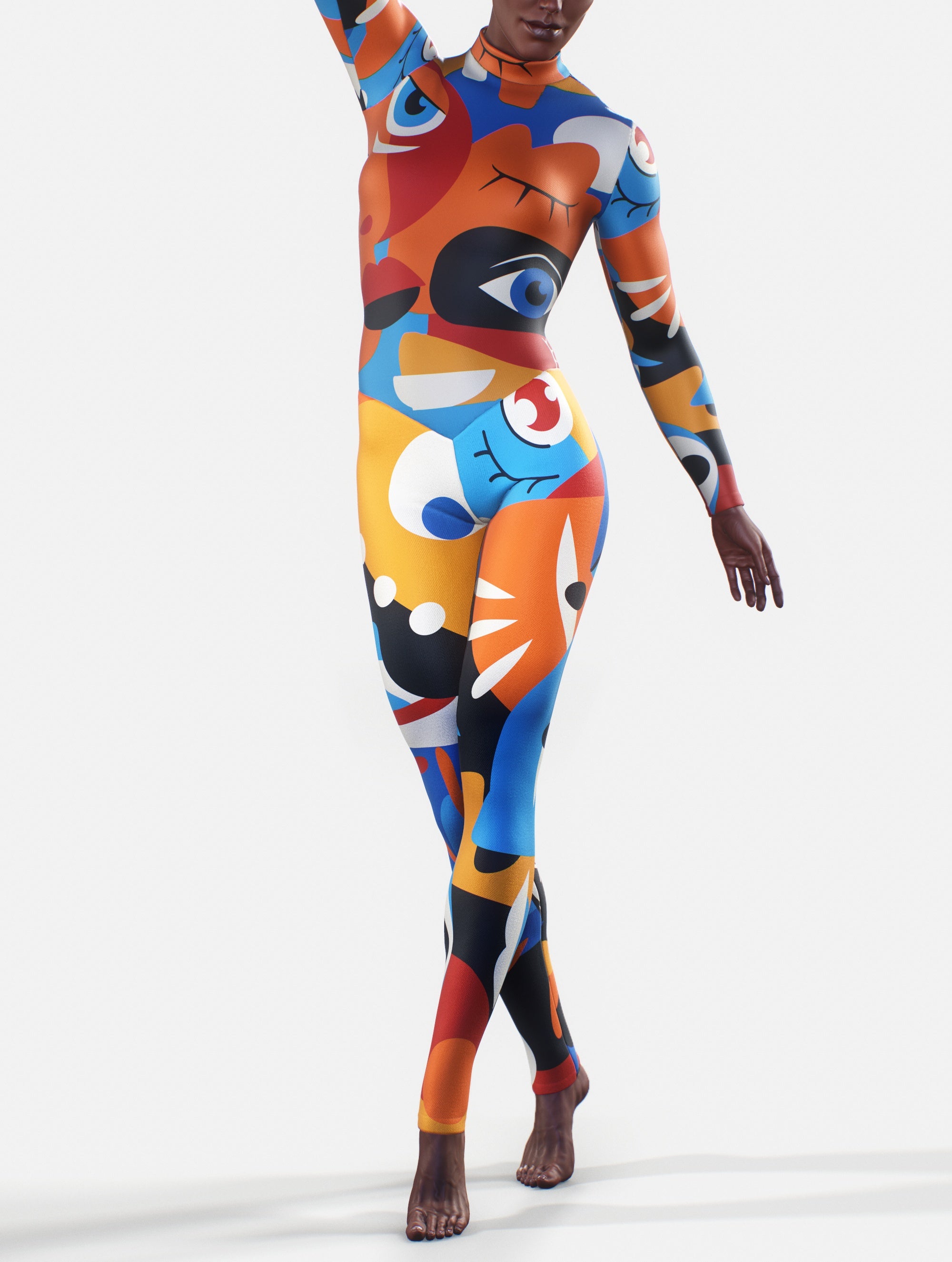Modern Abstract Suit