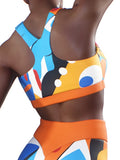 Modern Abstract Sports Bra