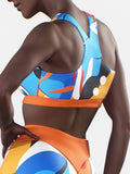 Modern Abstract Sports Bra
