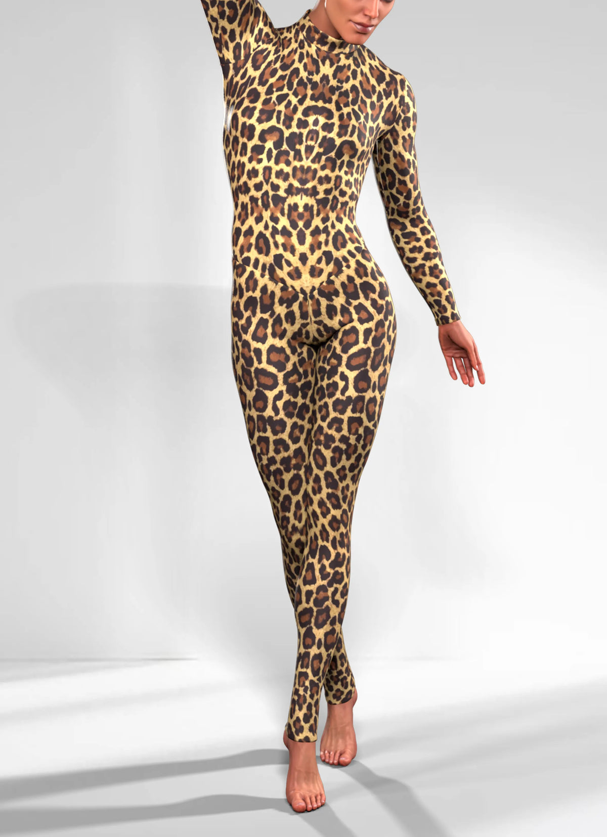 Warrior Sculpting Bodysuit — Full-Length Custom Print Catsuit | BootySculpted