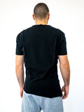 Crooked Asymmetrical Black T-Shirt