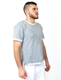 Outline Futuristic Gray T-Shirt