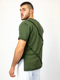 Outline Futuristic Camo Green T-Shirt
