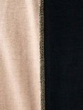 Crooked Asymmetrical Beige + Black T-Shirt