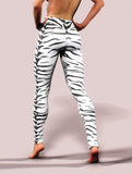 Albino Tiger Tall Leggings-High waisted leggings-bootysculpted