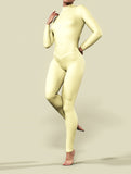 Banana Yellow Bodysuit-unitard-bootysculpted