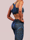 Blue Python Sports Bra-Sports bra-bootysculpted