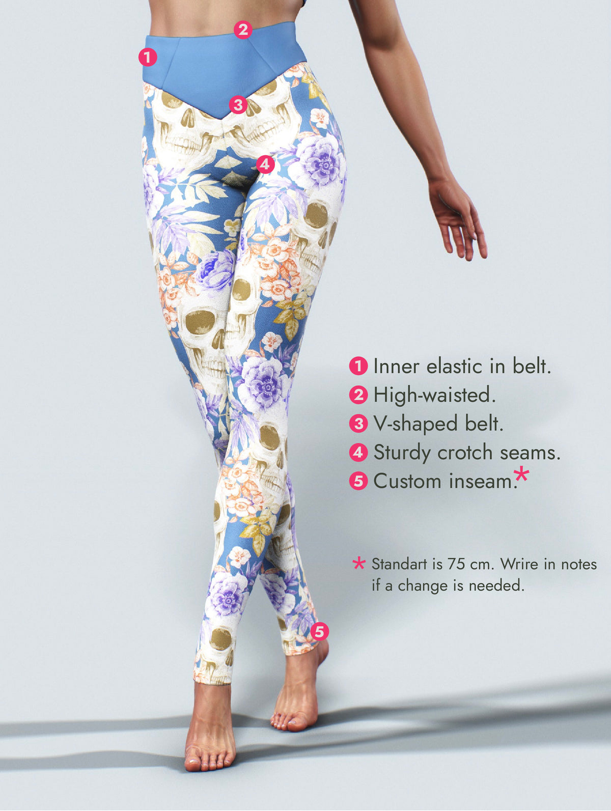 Bones and Skulls Leggings