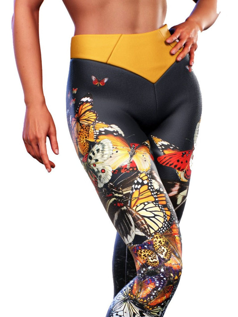 Butterfly Queen Leggings-High waisted leggings-bootysculpted