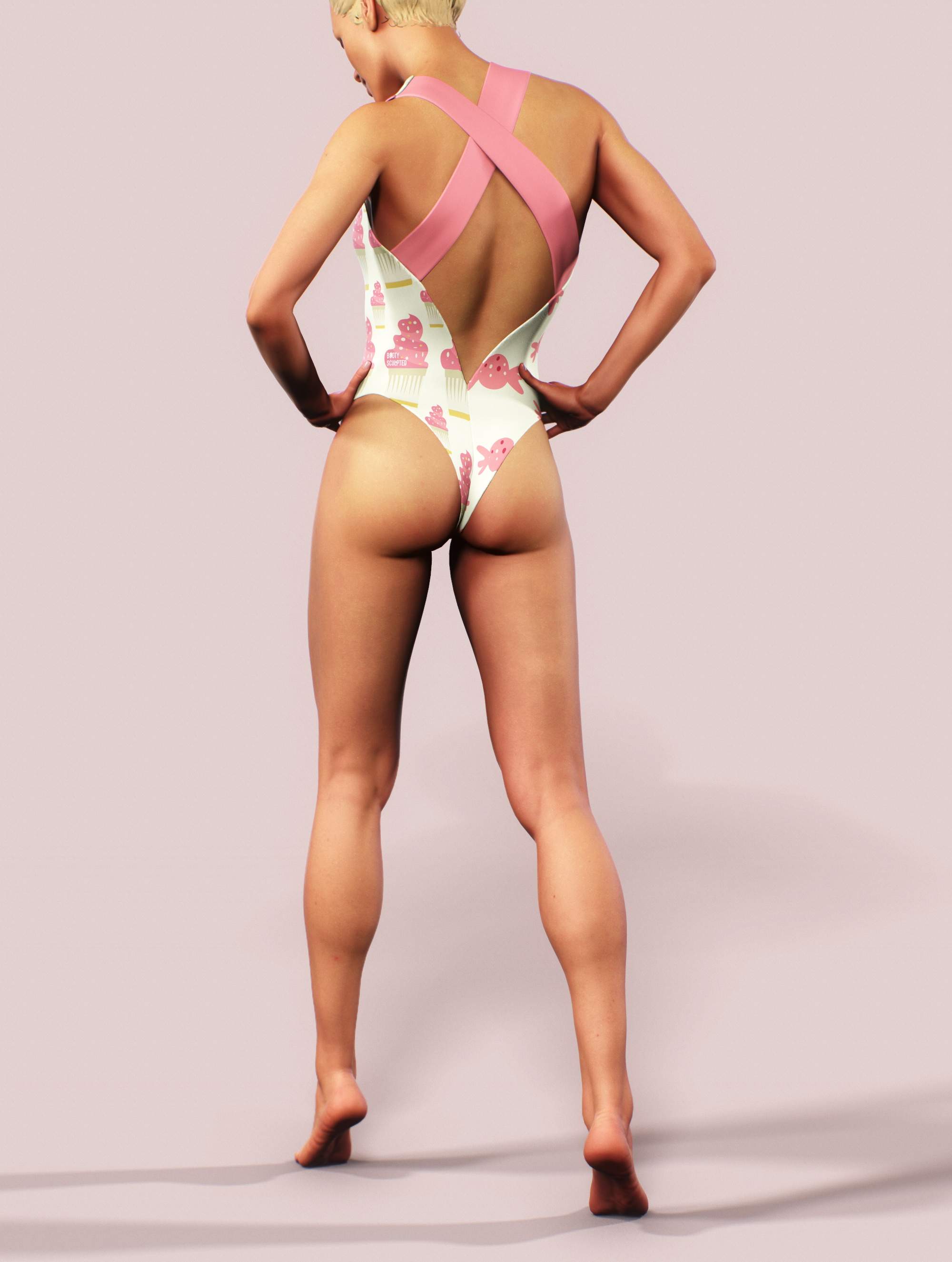 Candy And Muffin Swimsuit-bootysculpted