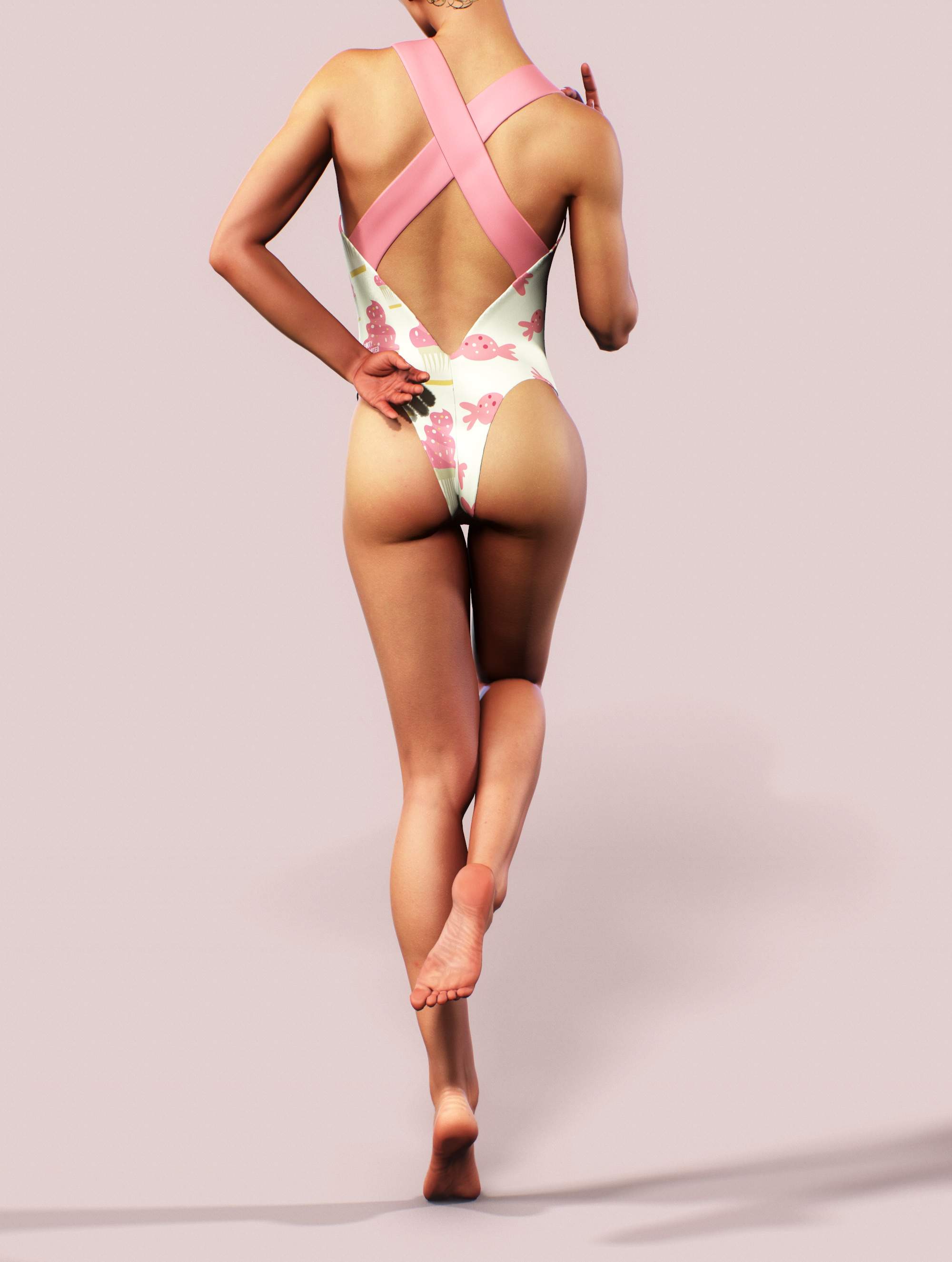 Candy And Muffin Swimsuit-bootysculpted