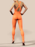 Carrot Orange Zentai-unitard-bootysculpted