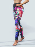 Cheerful Abstraction Leggings-High waisted leggings-bootysculpted