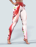 Cherry Cream Leggings-High waisted leggings-bootysculpted