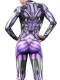 Cyborg Purple Bodysuit