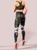 Dark Cactus Leggings-High waisted leggings-bootysculpted