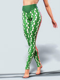 Double Xmas Tree Tights-High waisted leggings-bootysculpted
