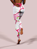 Dragon Fruit Leggings-High waisted leggings-bootysculpted