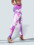 Fairytale Purple Tights-High waisted leggings-bootysculpted