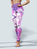 Fairytale Purple Tights-High waisted leggings-bootysculpted