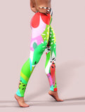 Forest Smoothie Leggings-High waisted leggings-bootysculpted