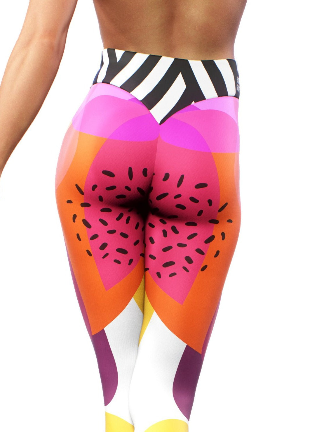 Fruity Smoothie Yoga Pants-High waisted leggings-bootysculpted