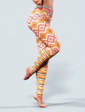Furaha African Leggings-High waisted leggings-bootysculpted