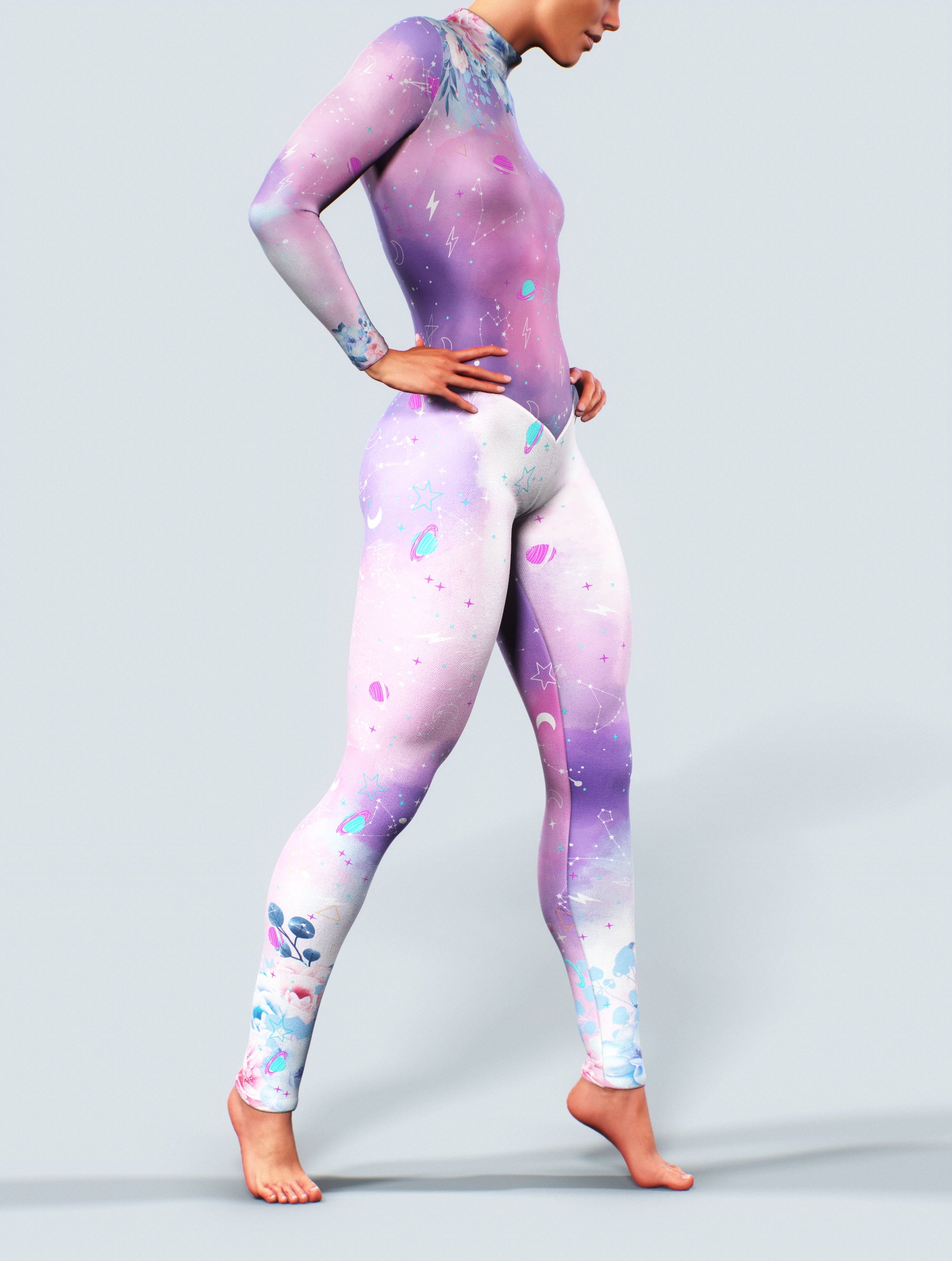 Galaxy Dreaming Catsuit-unitard-bootysculpted
