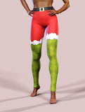 Grumpy Christmas Leggings-High waisted leggings-bootysculpted